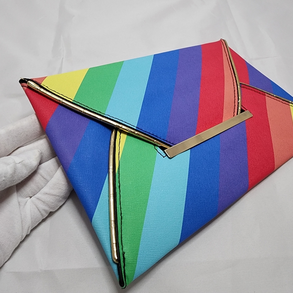 Rainbow Envelope Clutch - Picture 2 of 5